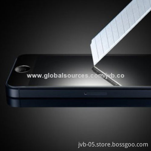0.33mm/1.5D 9H Tempered-glass Screen Protector for iPhone 5/5C/5S, Anti-shock/Collision Protection